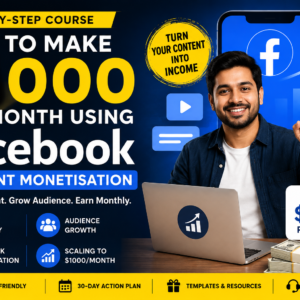 Facebook Content Monetisation: Build a $1,000/Month Content Business (Copy)